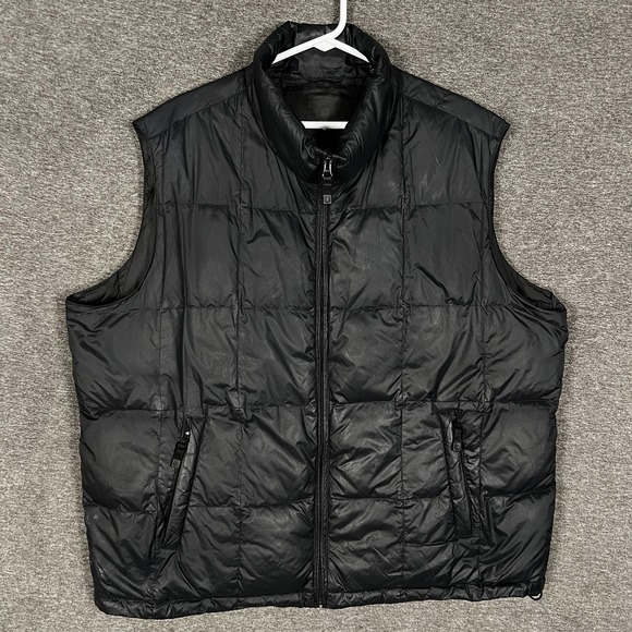 Tumi Other - Tumi Tech Vest Mens 2XL Black Puffer Goose Down Insulated Nylon Zip Pockets